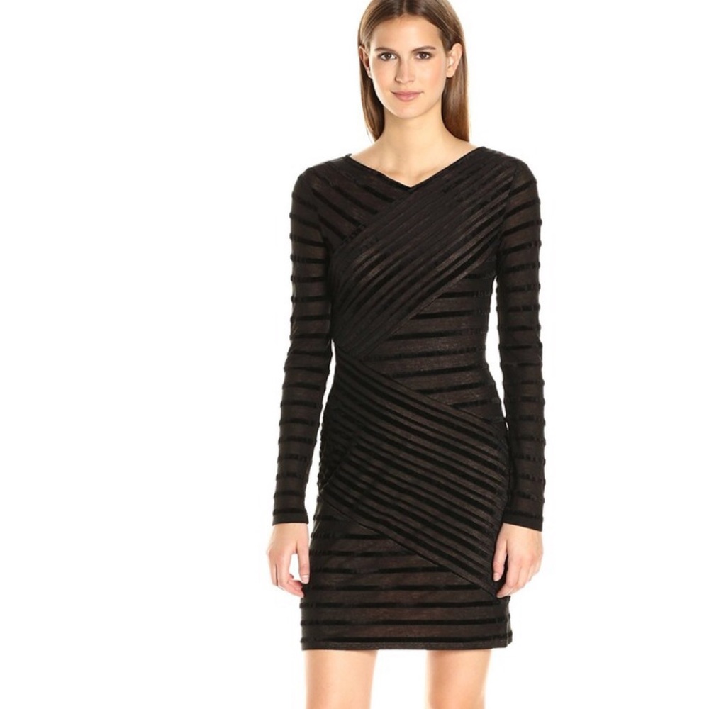 BCBG Jerri knit cocktail dress